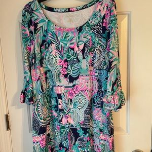 Lilly Pulitzer EUC Cotton Dress XL